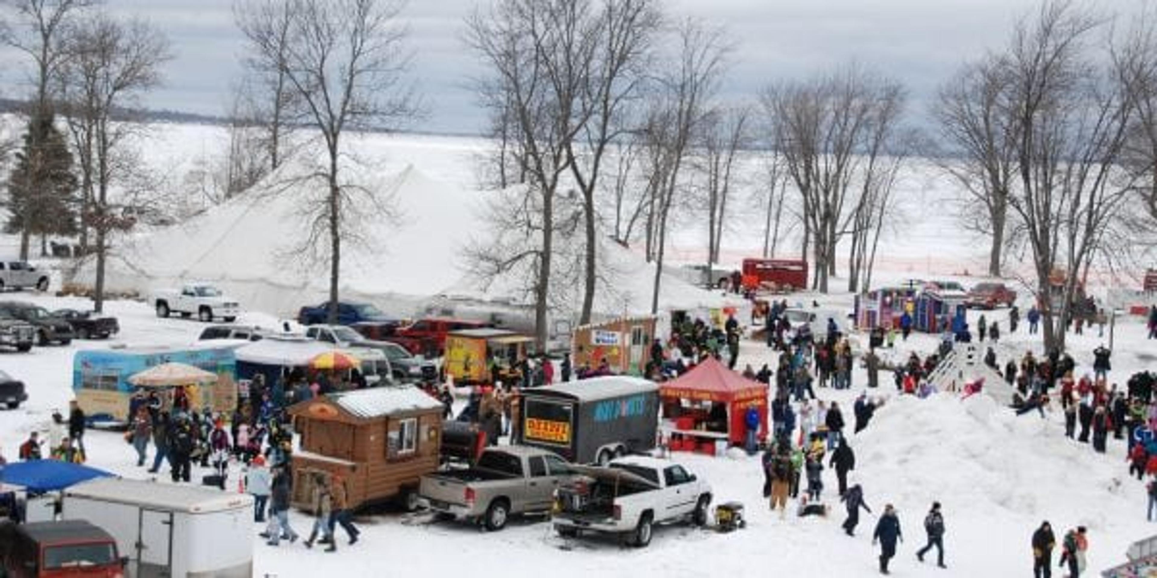 View from the Ferris Wheel at Tip-Up Town USA, Houghton Lake, Michigan