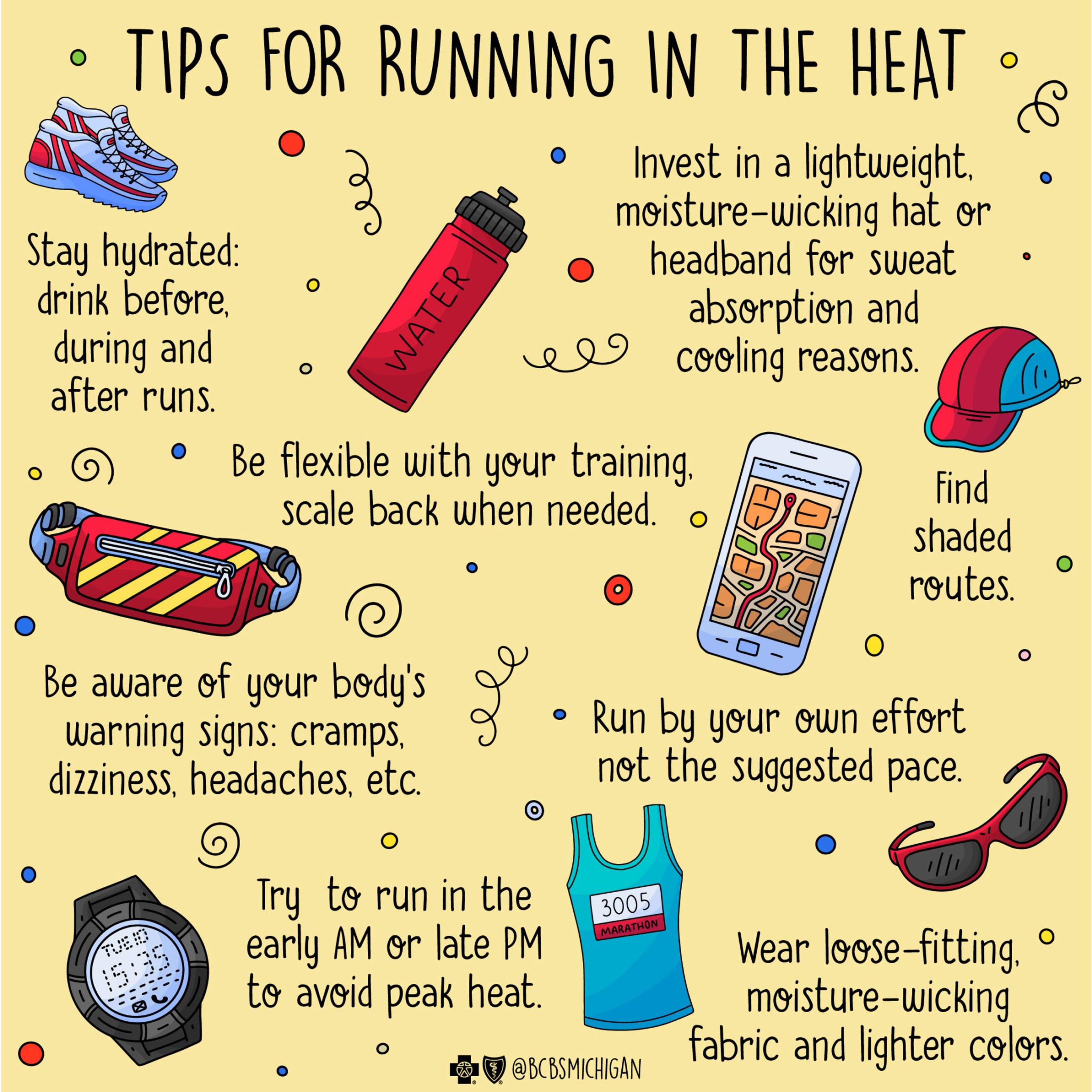 Tips for Running in the Hea