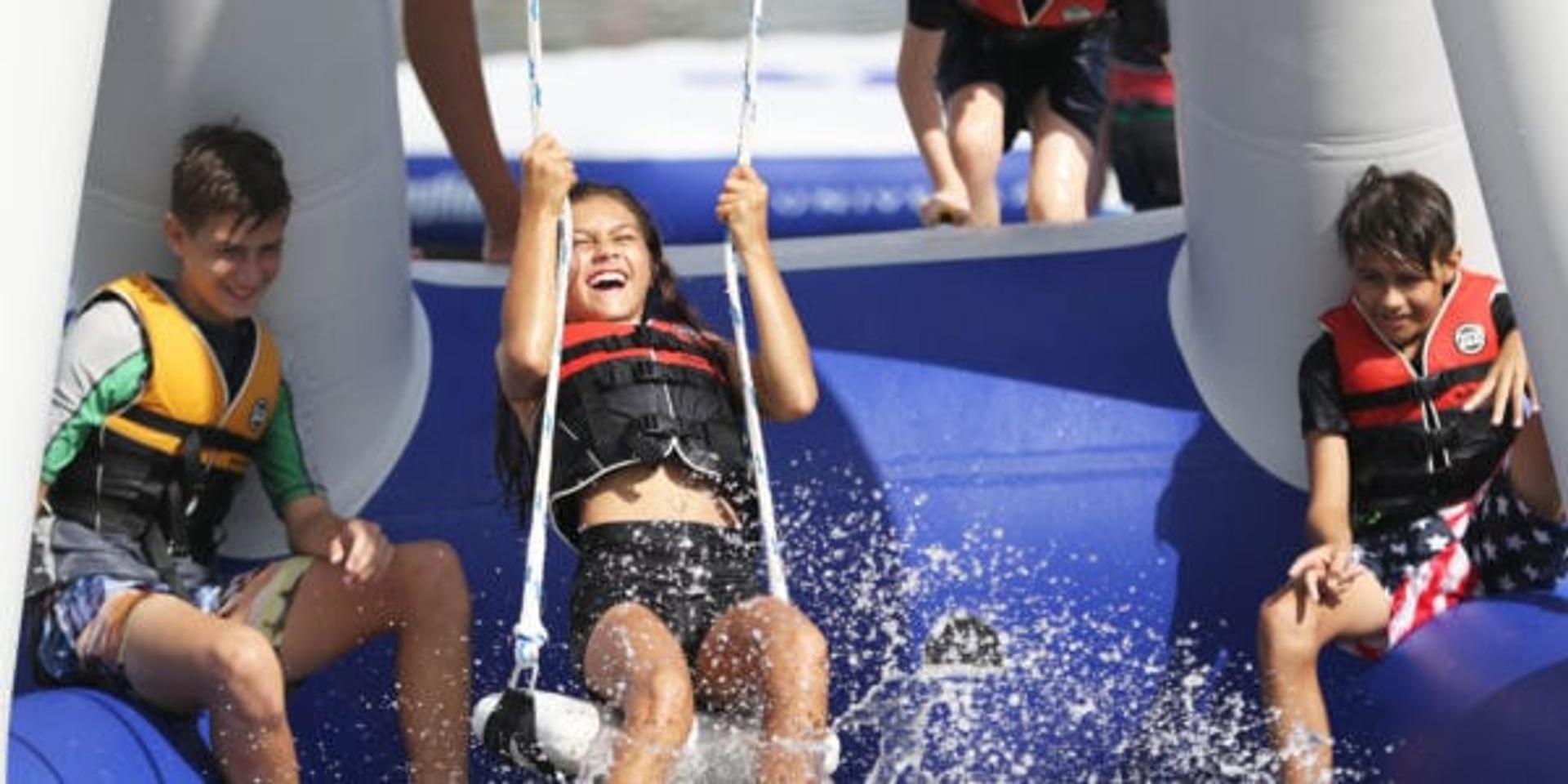 New Floating Playgrounds for Your Next Family Day Trip
