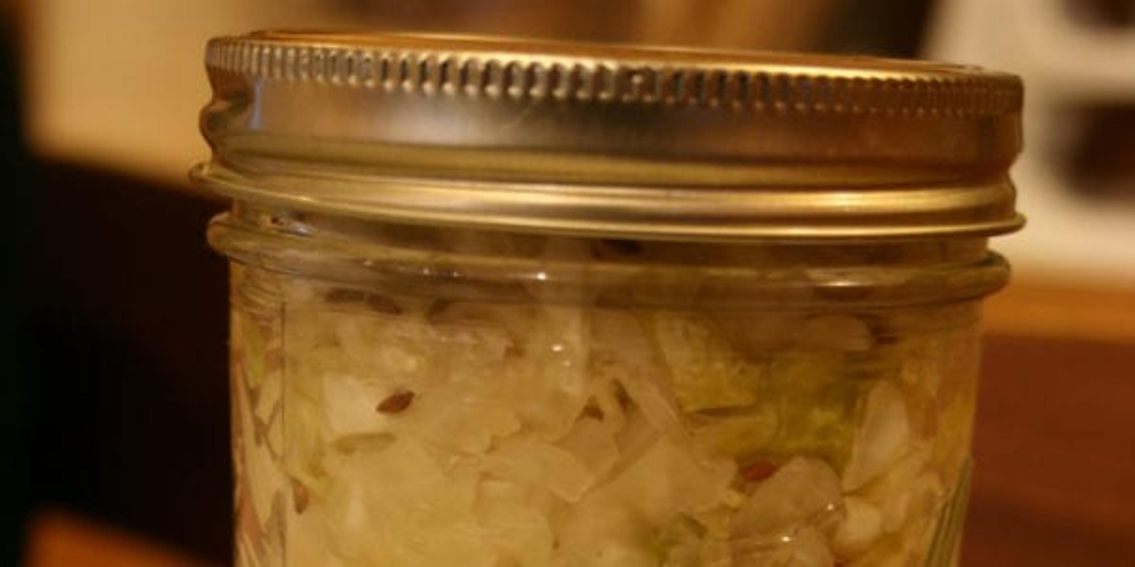 homemade sauerkraut