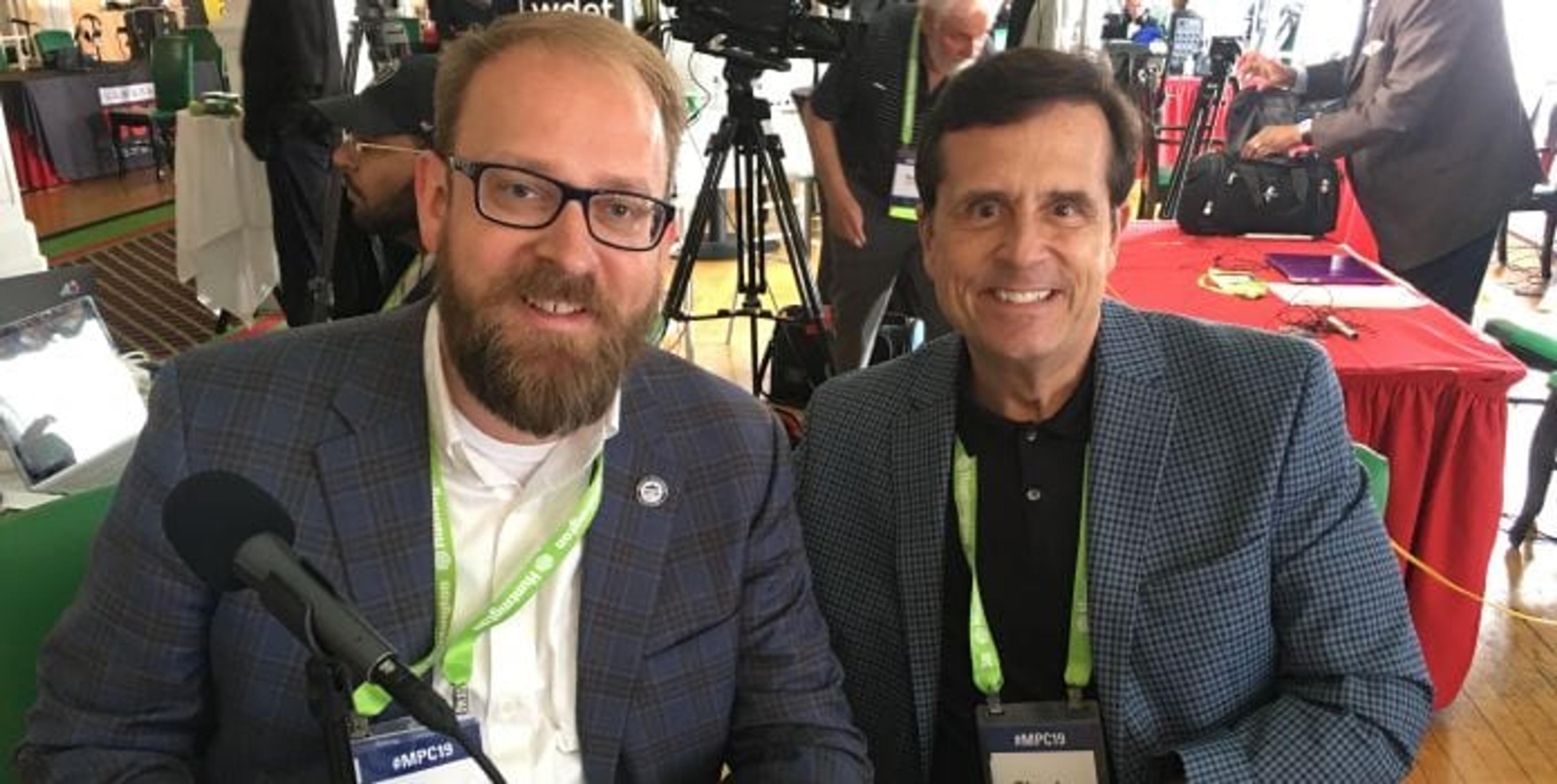 Mark Wallace and Chuck Gaidica at the Mackinac Policy Conference