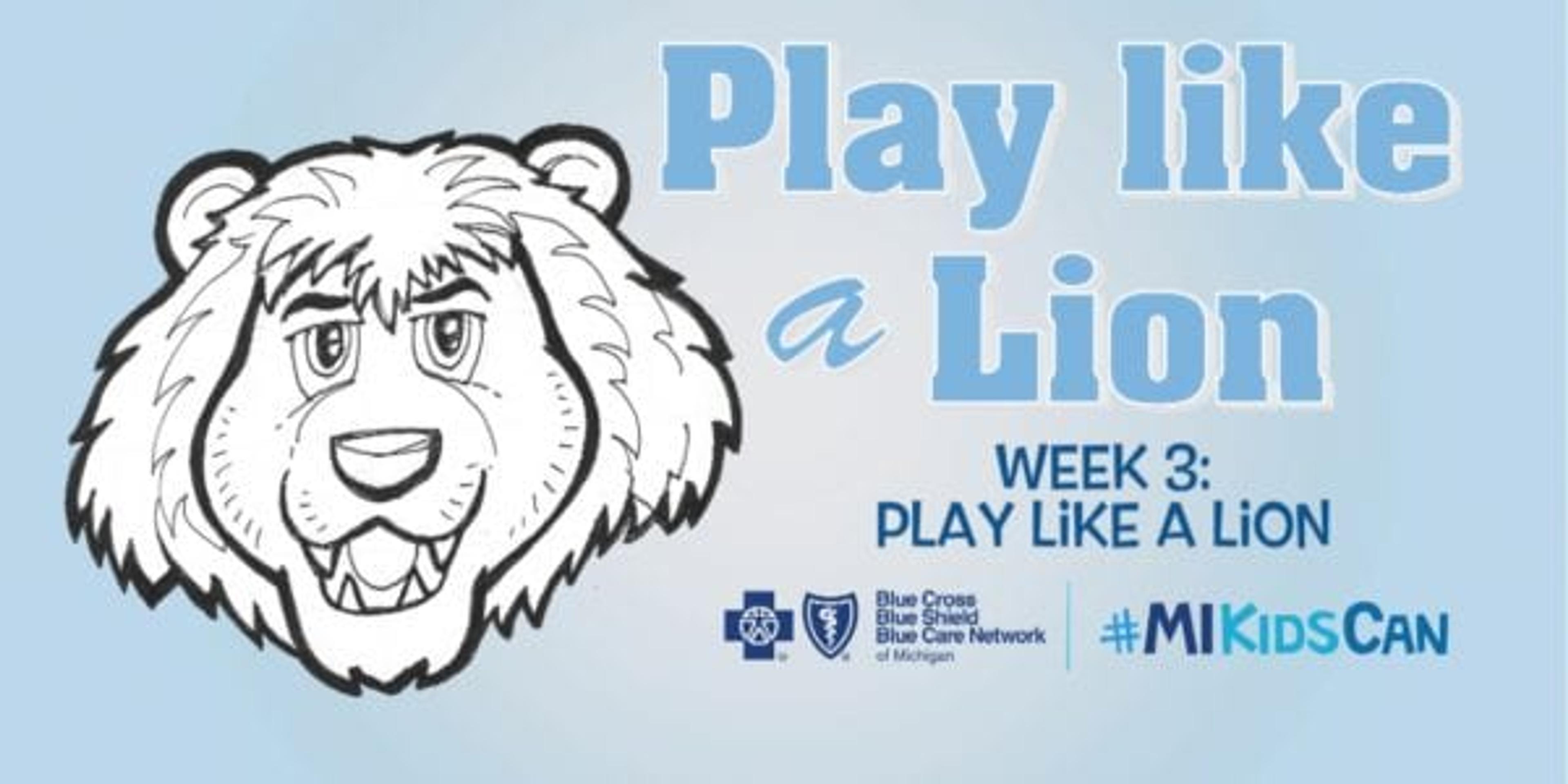 MIKidsCan play like a lion