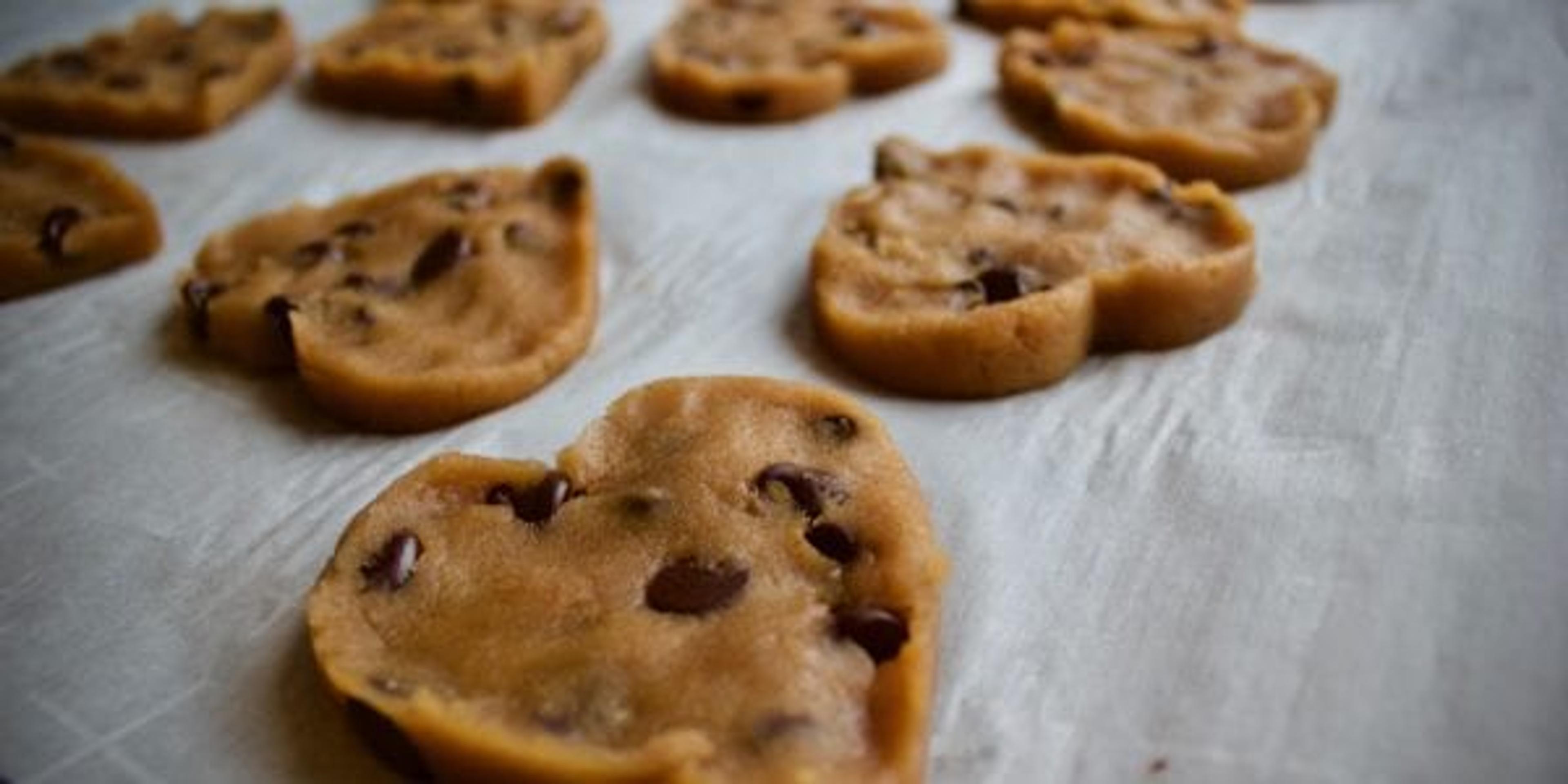 chocolate chip cookies with chickpeas