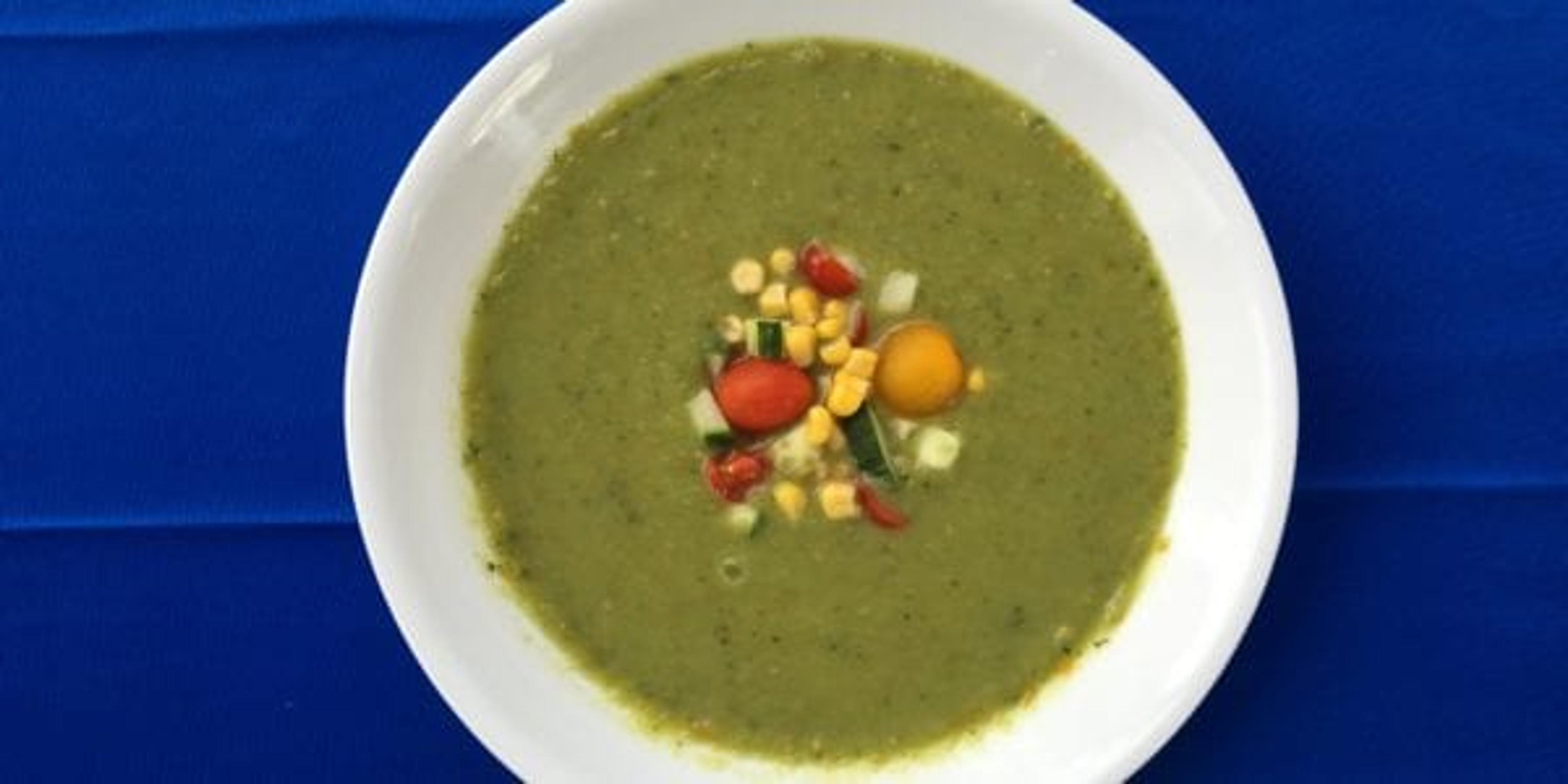healthy green gazpacho