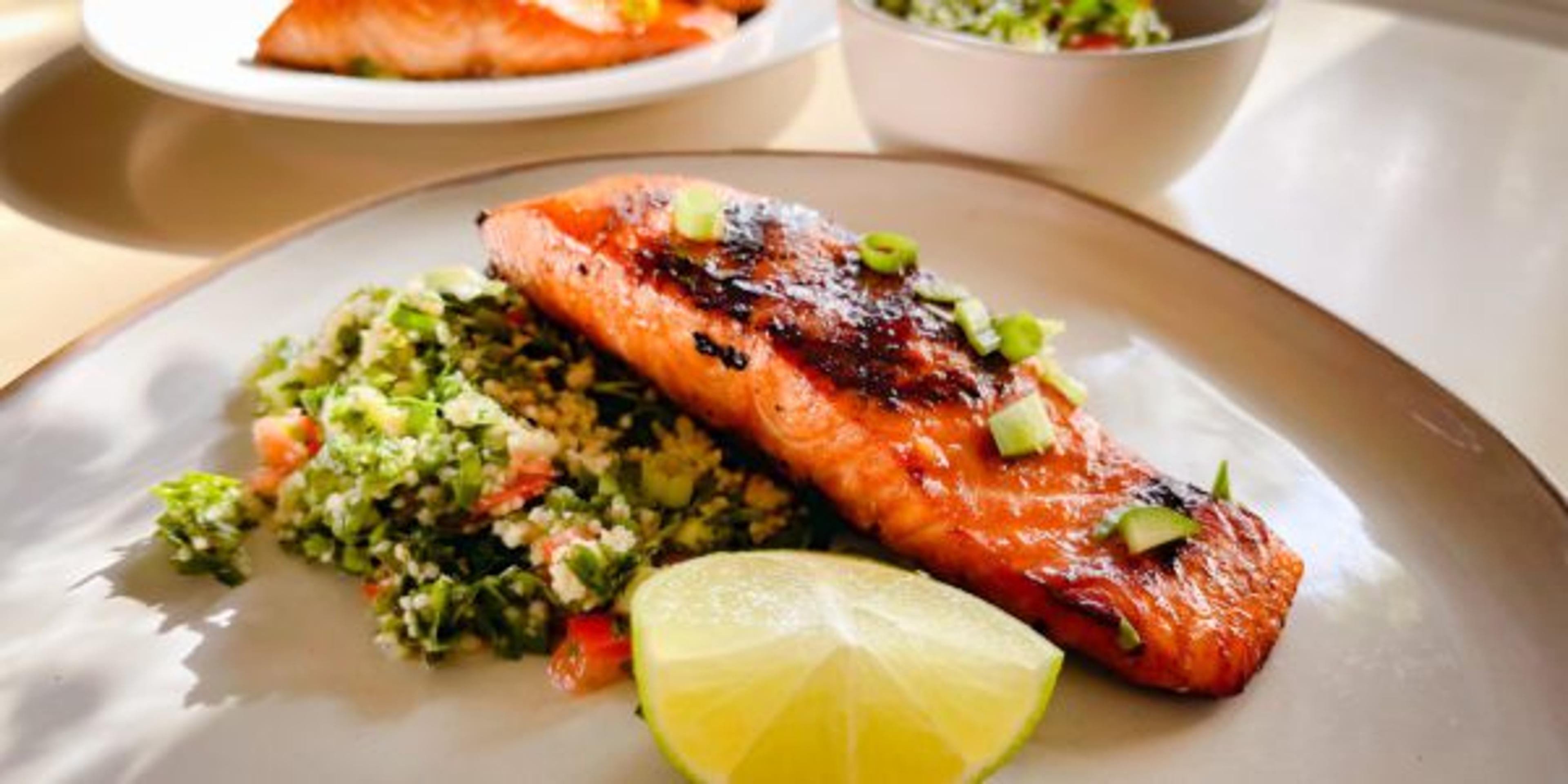 Glazed Grilled Salmon