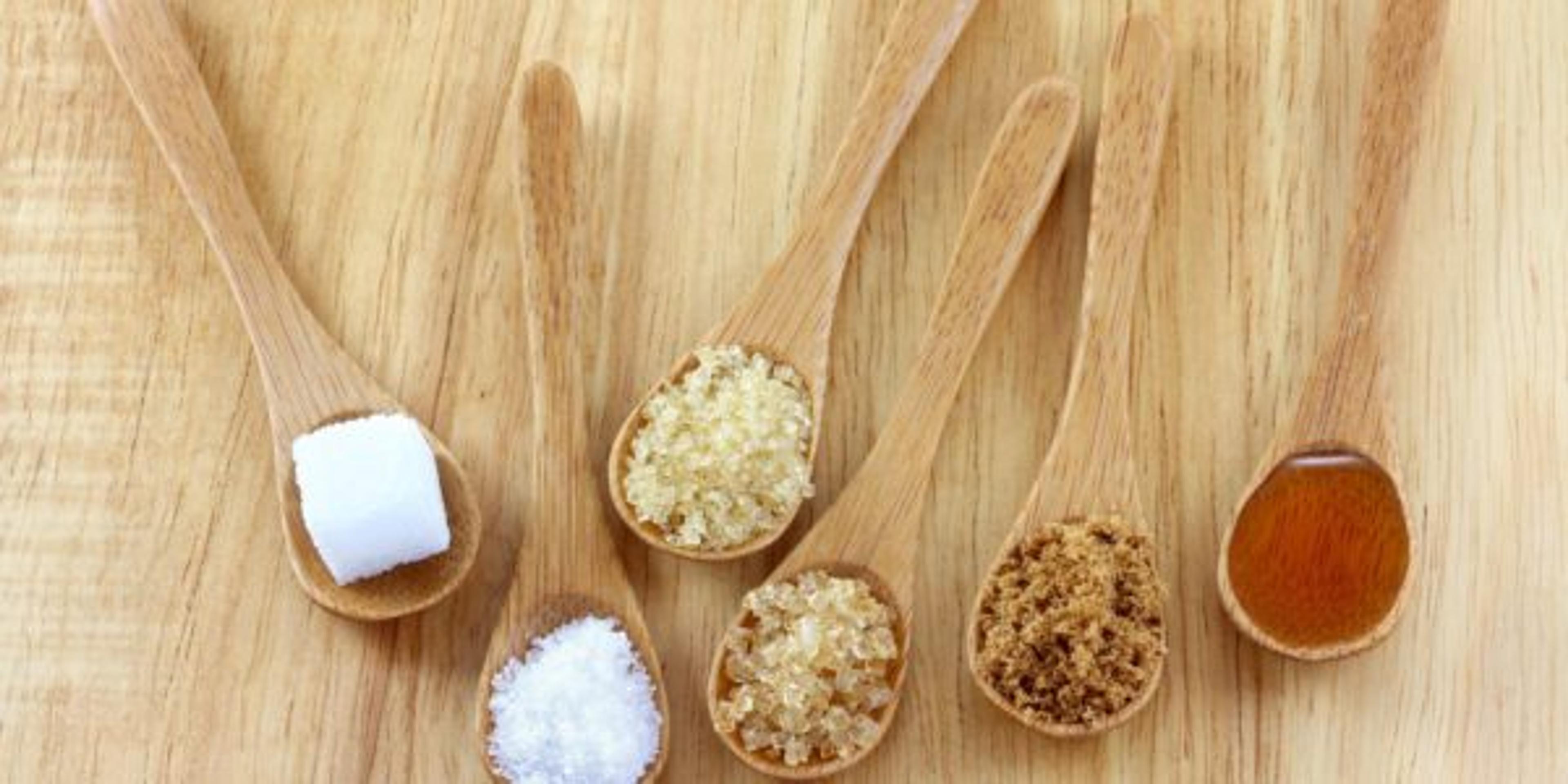 Different types of sugar