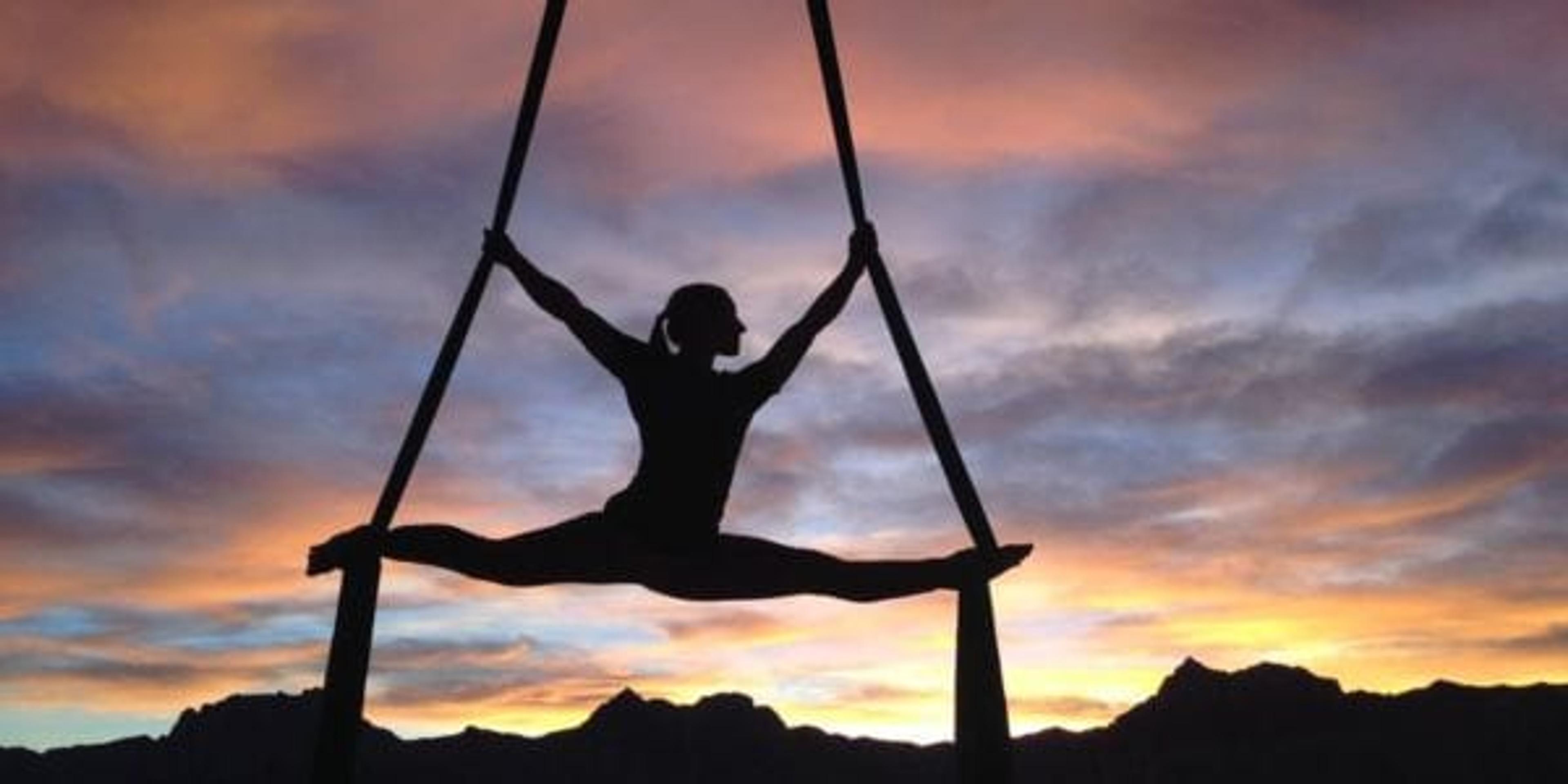 aerial yoga, different types of yoga, yoga varieties, yoga