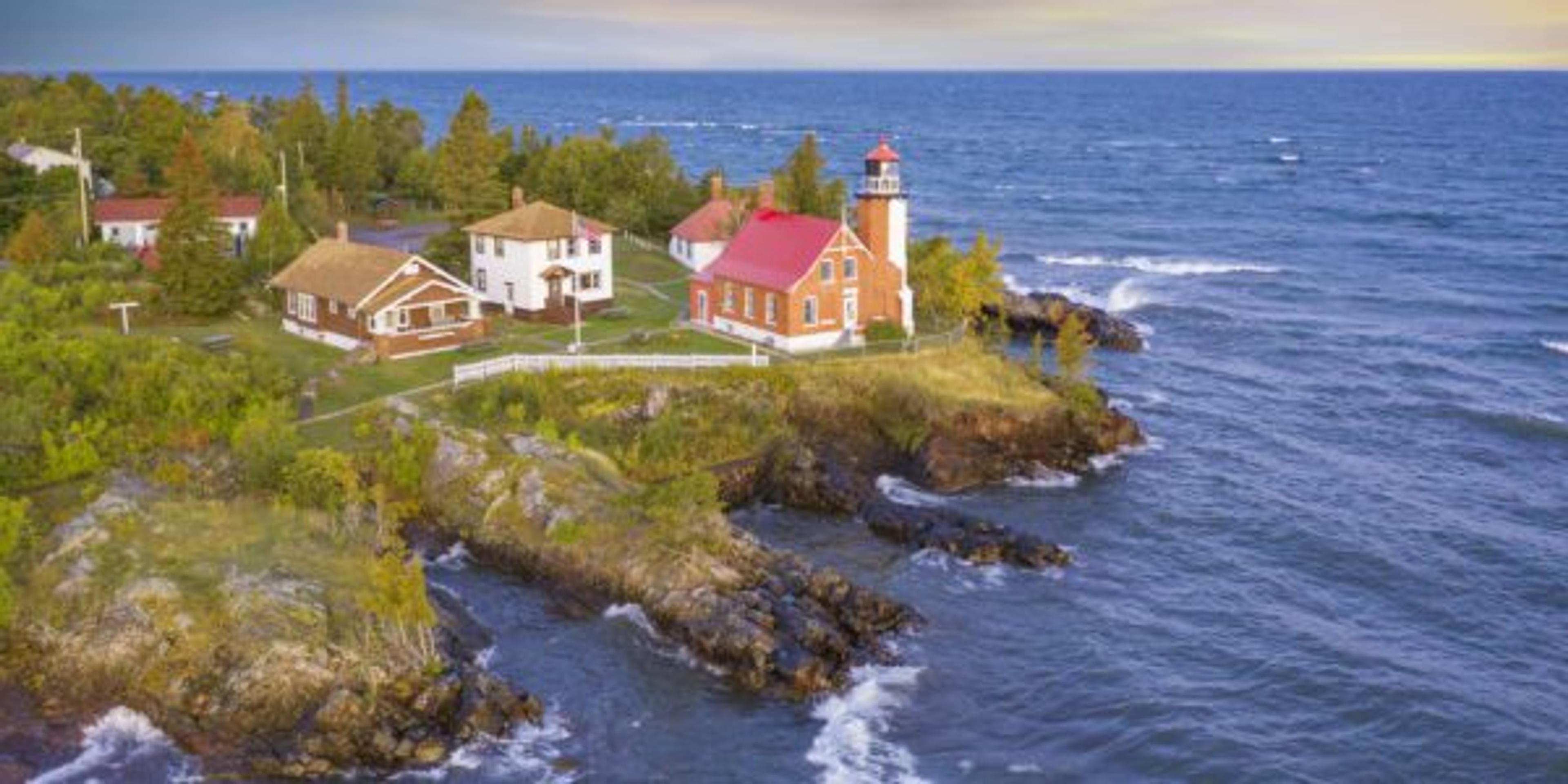 Michigan's Upper Peninsula, Eagle Harbor Lighthouse.