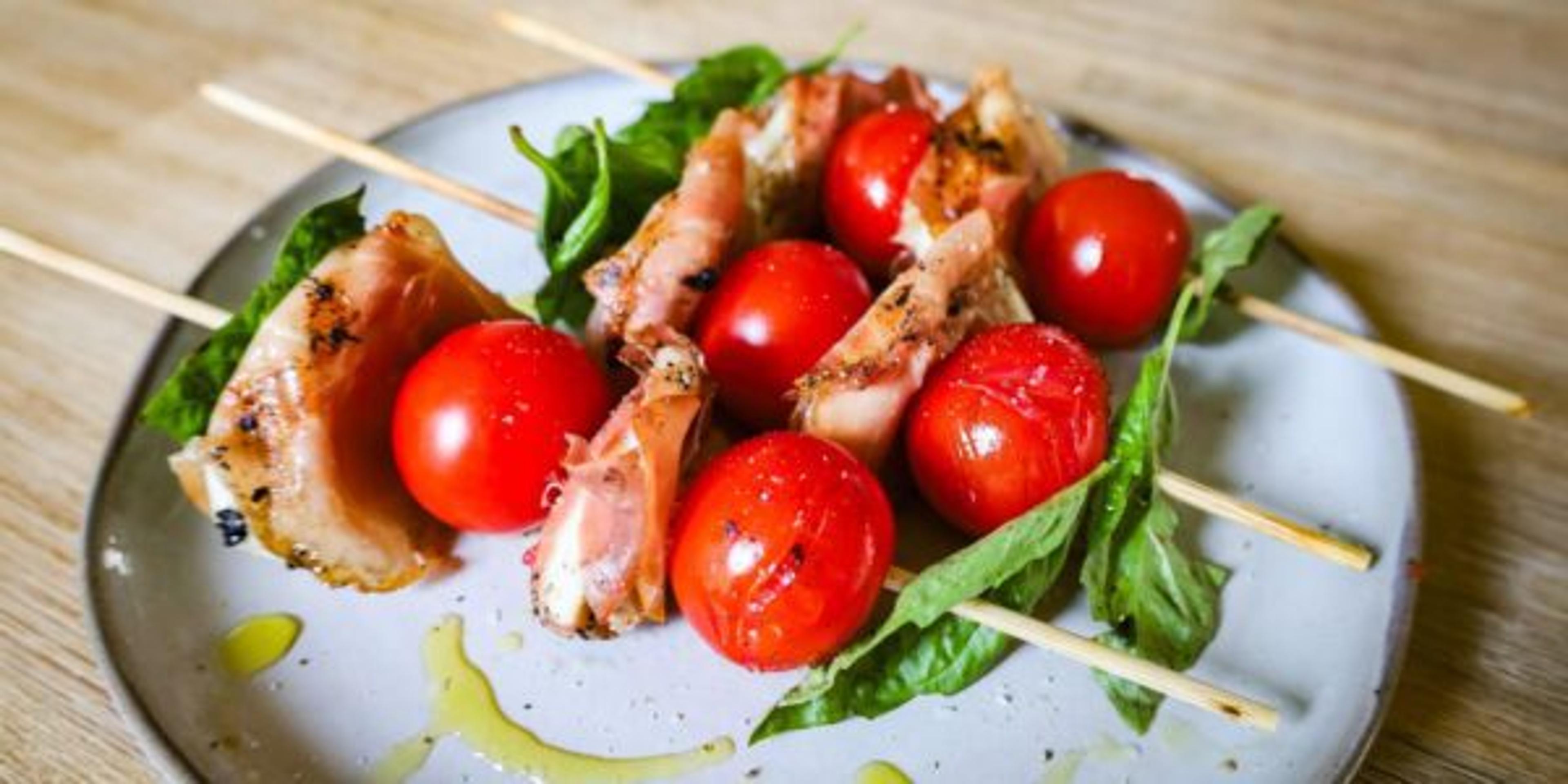 Grilled Caprese Skewers