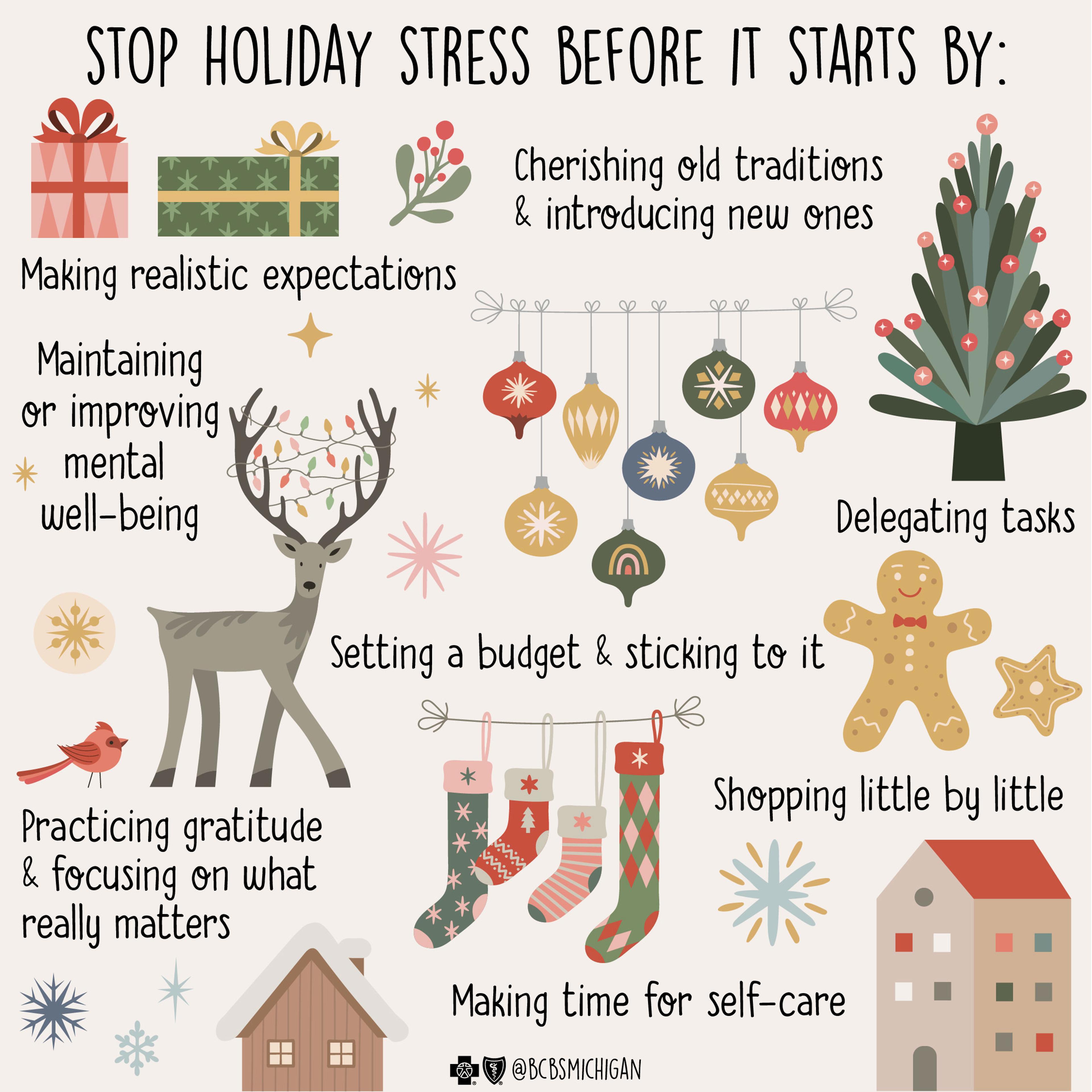 Tips to stop holiday stress