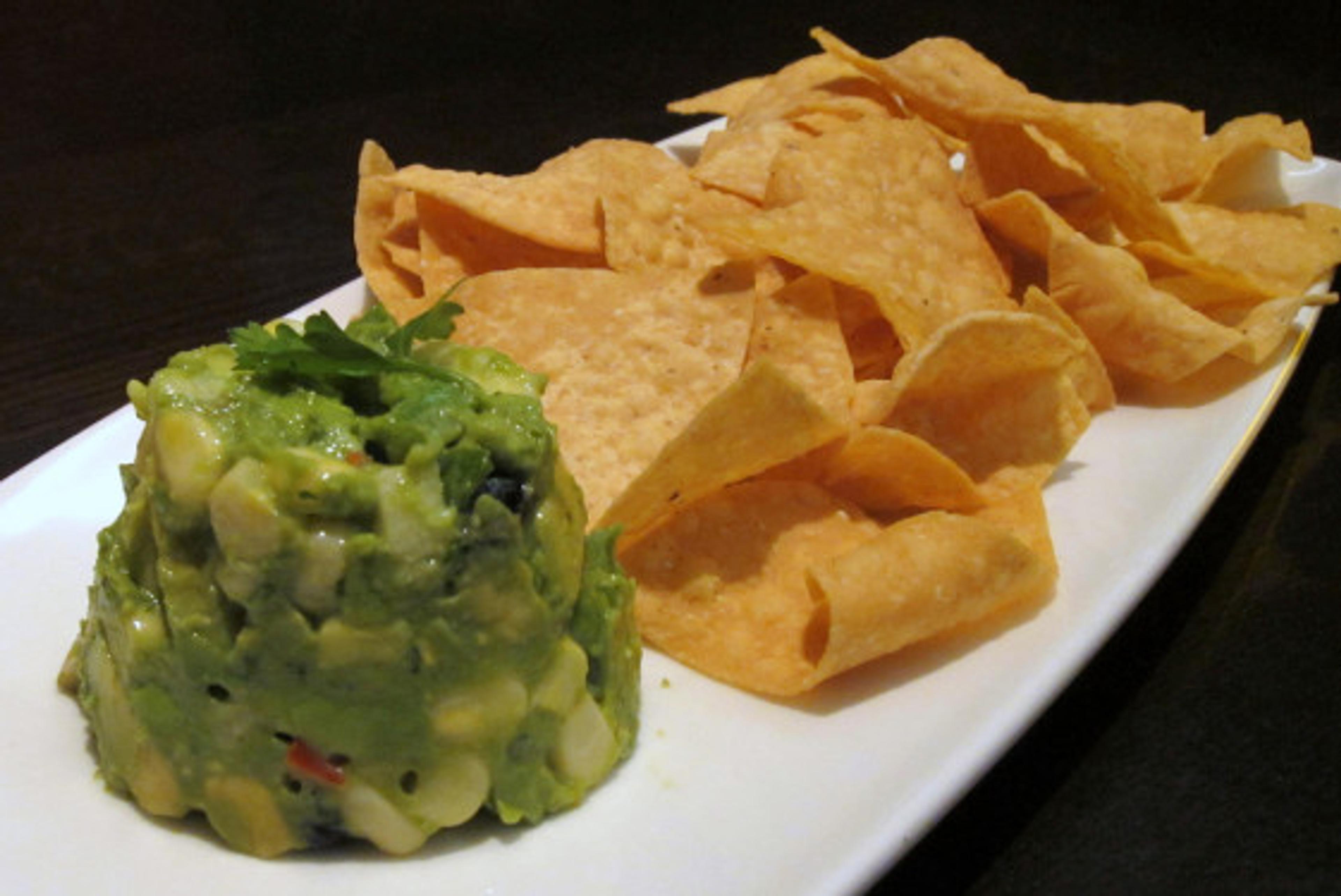 Black bean guacamole dip