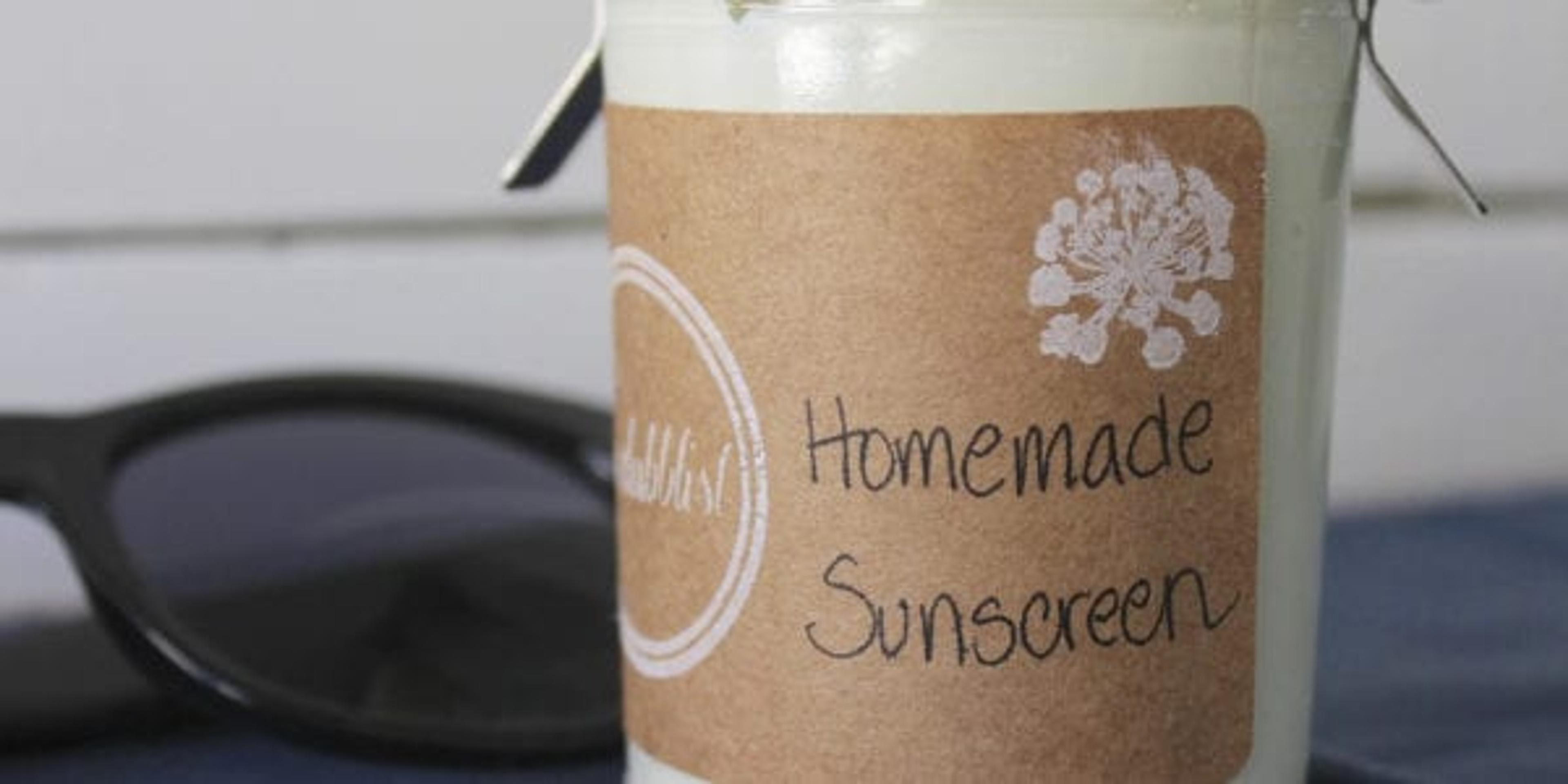 homemade sunscreen