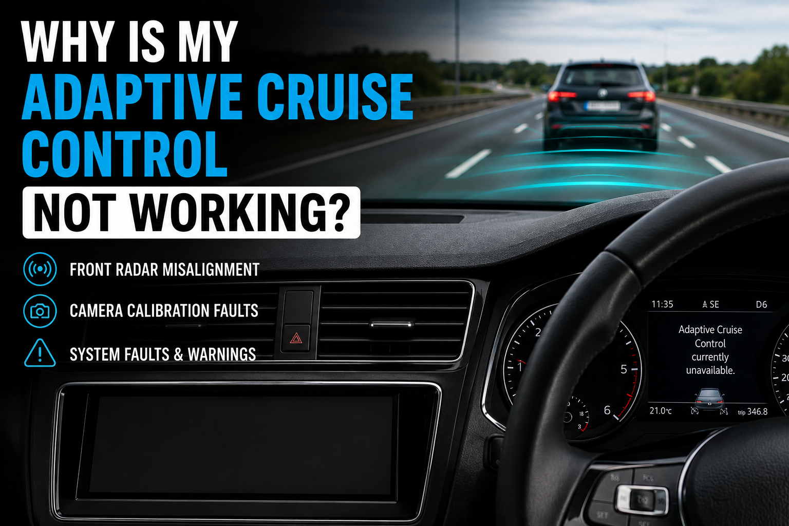 Why Is My Adaptive Cruise Control Not Working?