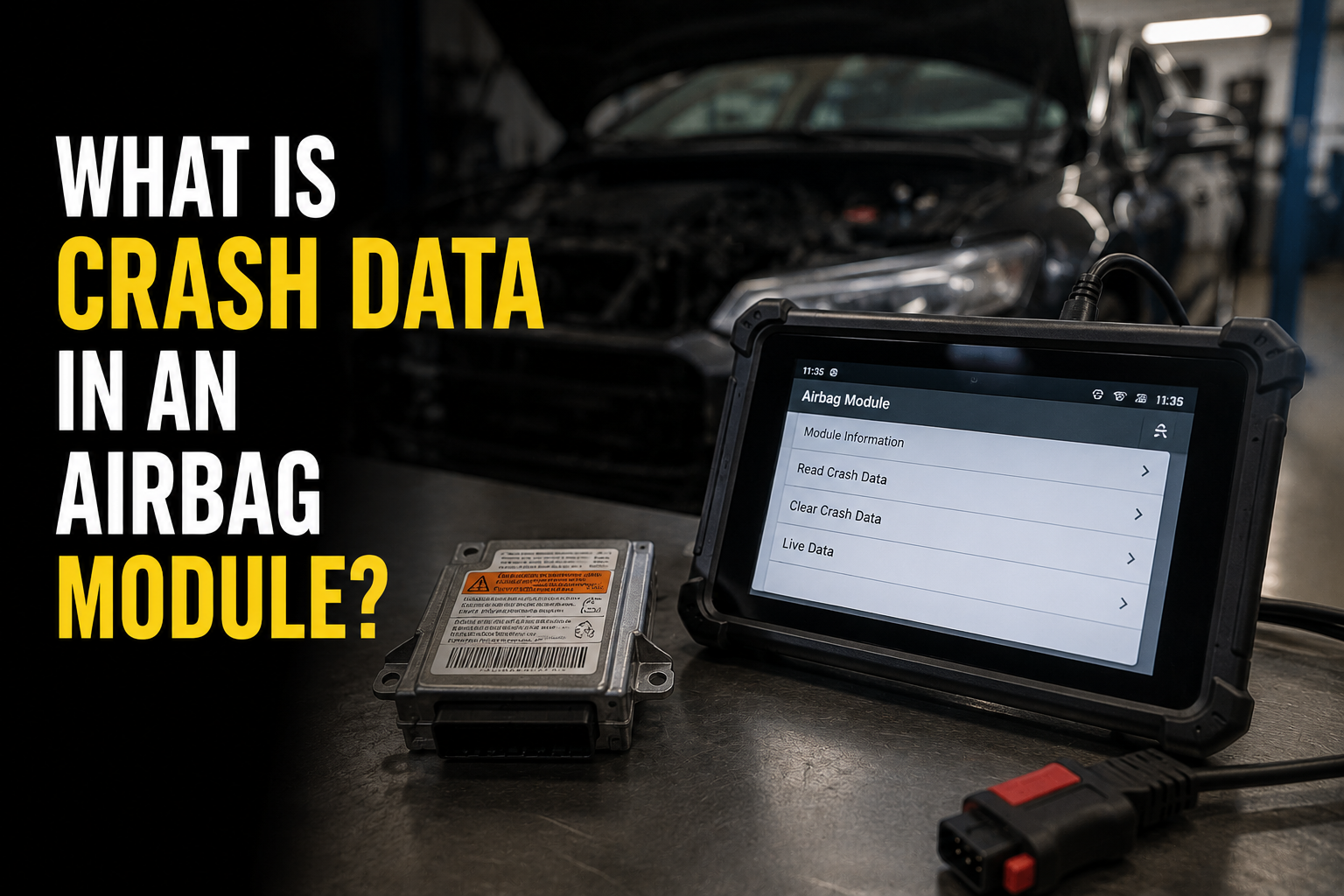 What Is Crash Data In An Airbag Module?