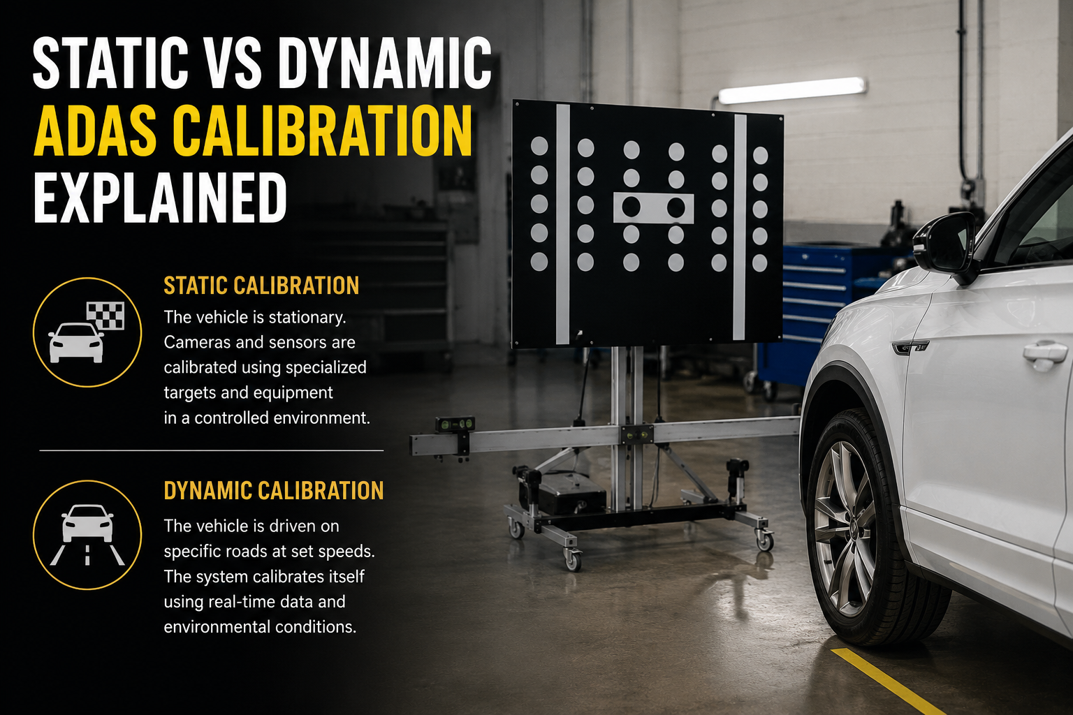 Static vs Dynamic ADAS Calibration Explained