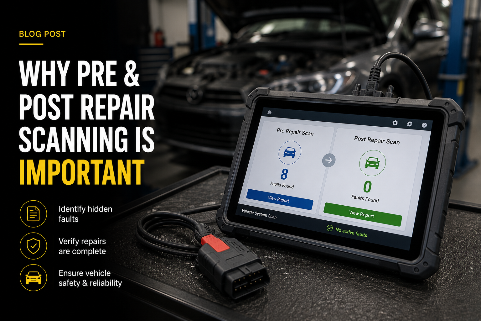 Why Pre & Post Repair Scanning Is Important