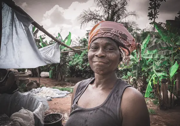 A Congolese woman
