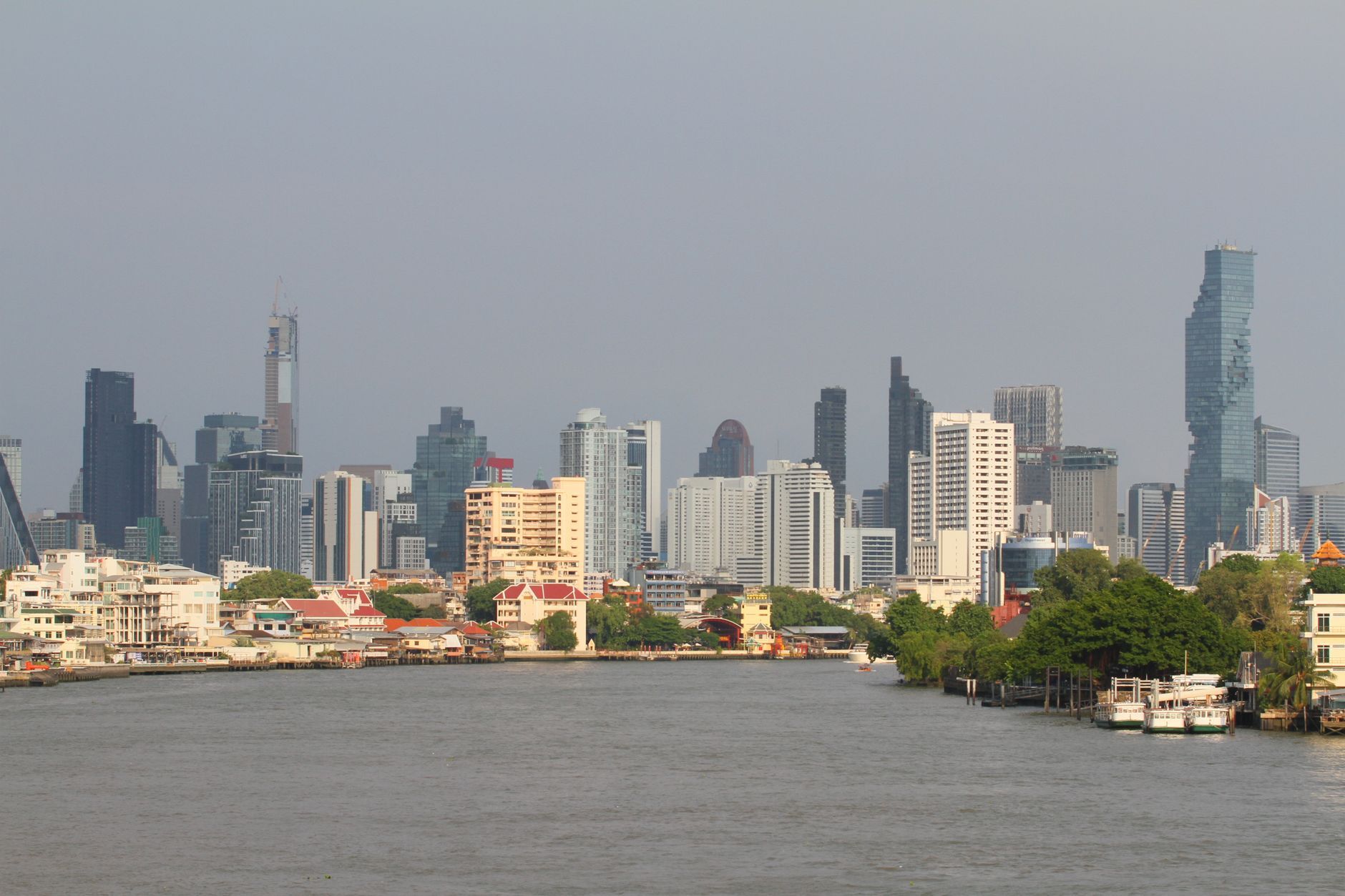 The Bangkok skyline, Thailand