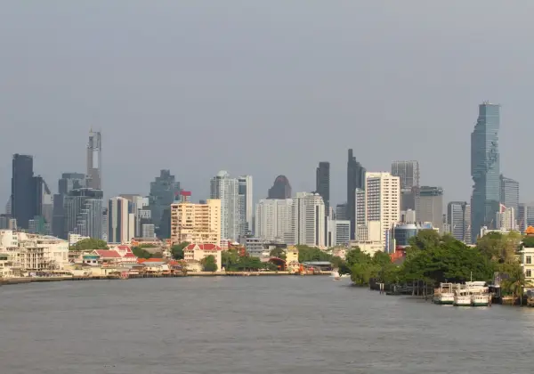 The Bangkok skyline, Thailand