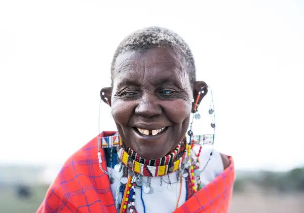A Kenyan woman smiling