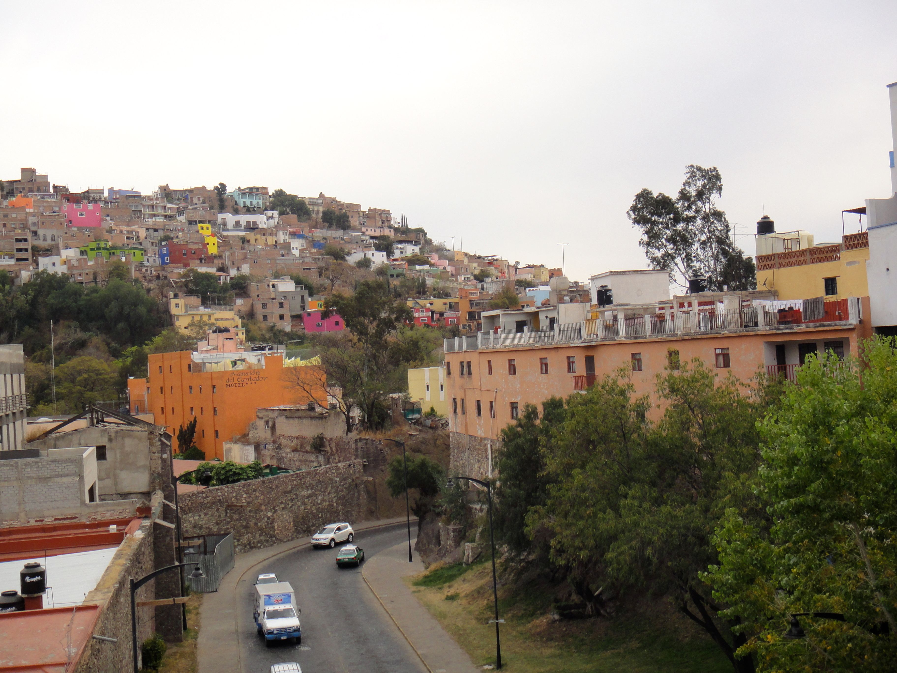 The colorful hillside houses of Guanajuato, Mexico