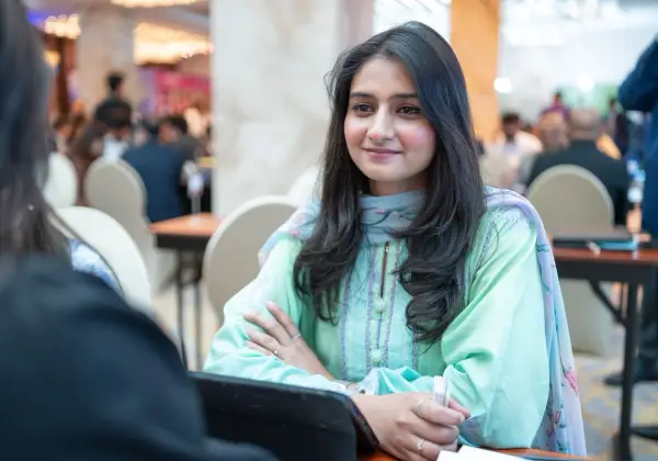 A young Pakistani woman