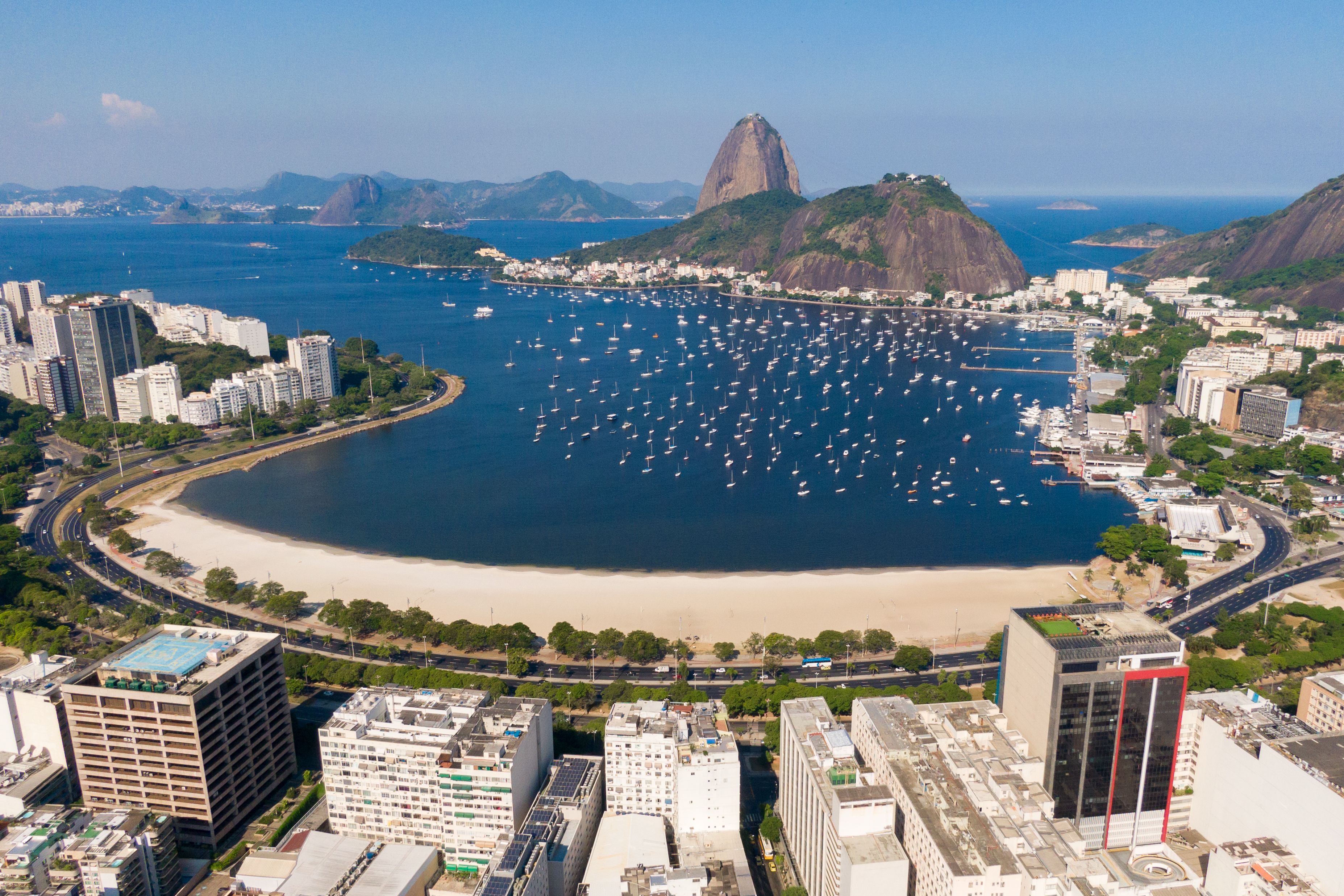 Sugarloaf Mountain and the bay of Rio de Janeiro, Brazil