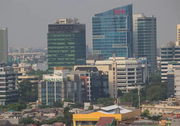 The Jakarta skyline