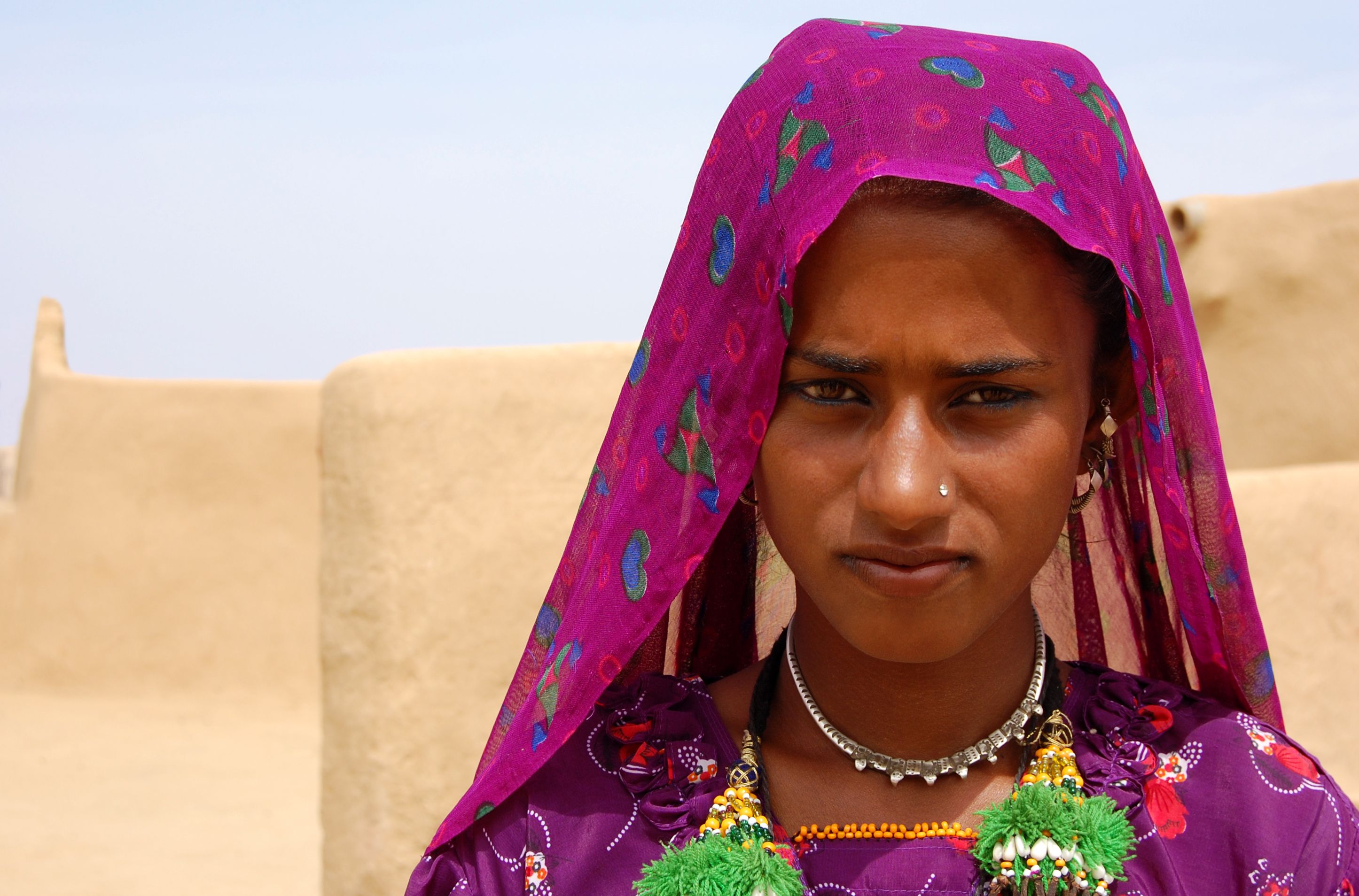 A young woman in Rajasthan, India