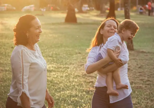 Three generations of a Brazilian family
