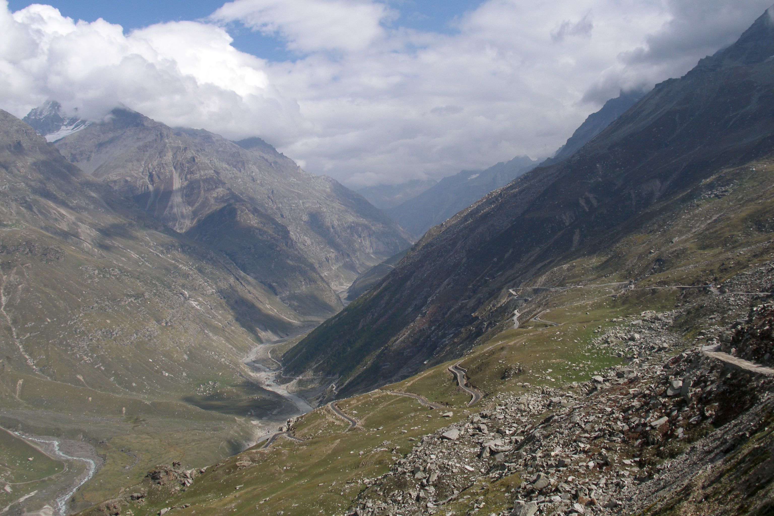 The Kullu Valley in the Indian Himalayas