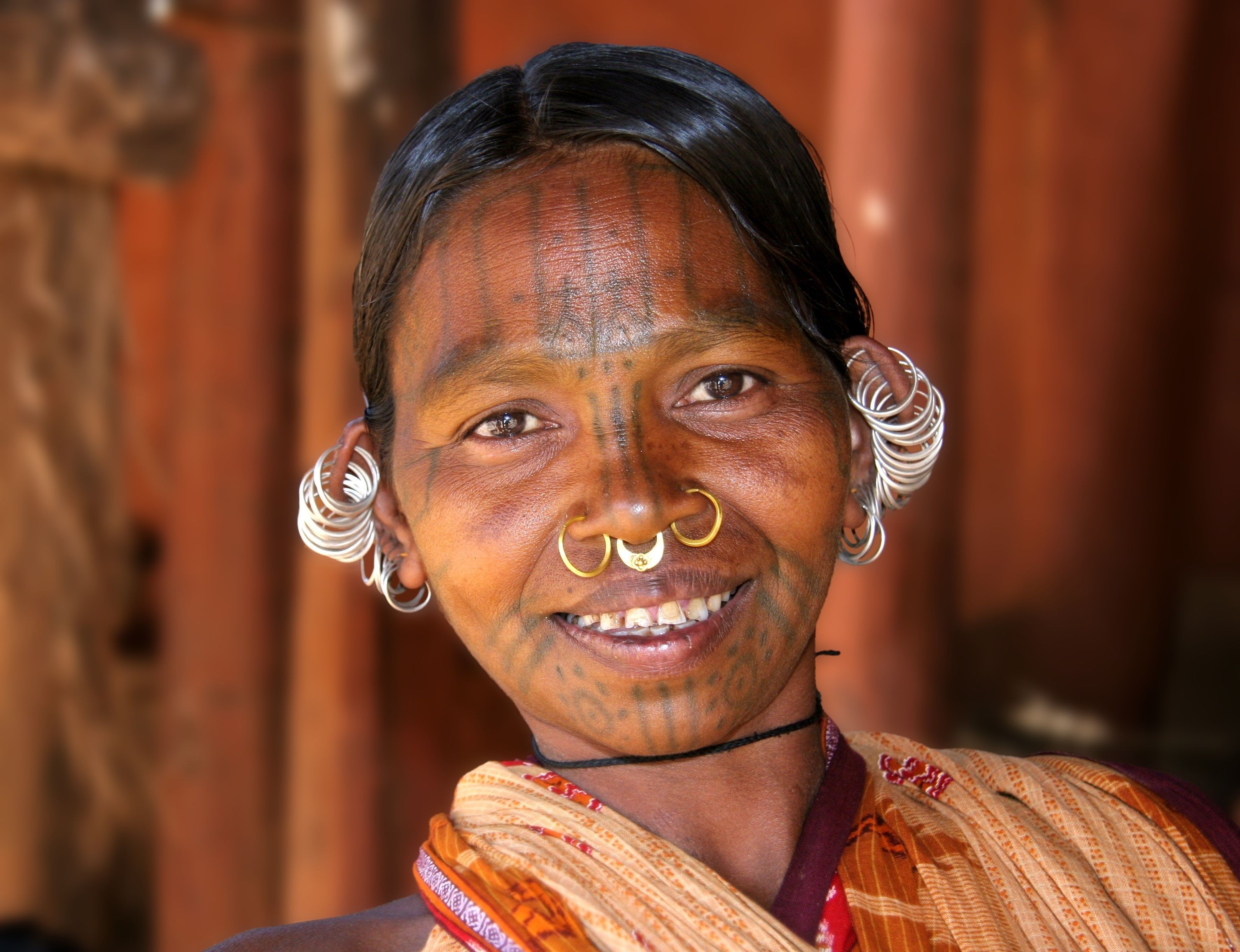 A woman from a tribal community in India
