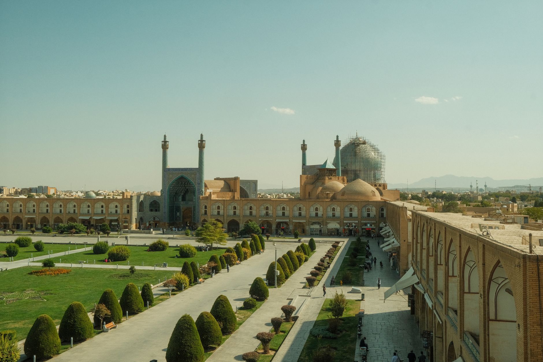 Naqsh-e Jahan Square in Isfahan, Iran