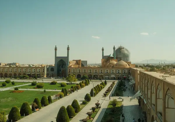 Naqsh-e Jahan Square in Isfahan, Iran