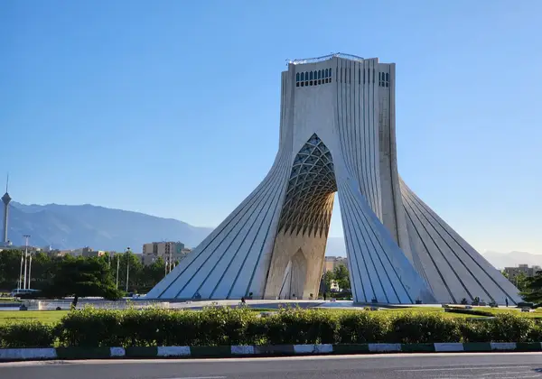 The Azadi Tower in Tehran, Iran
