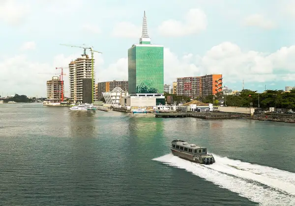 The Lagos city skyline, Nigeria