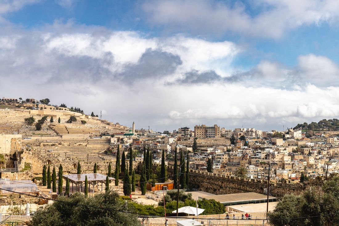 The hills of Jerusalem, the city of the covenant