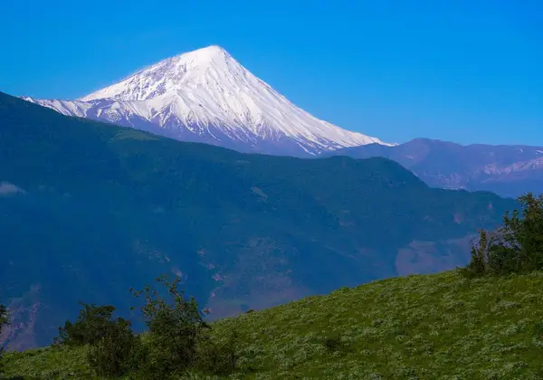 Snow-capped Mount Damavand, Iran