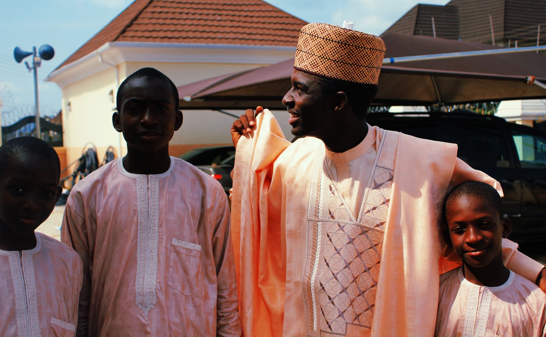 A Nigerian family together