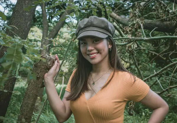 A Filipino woman smiling