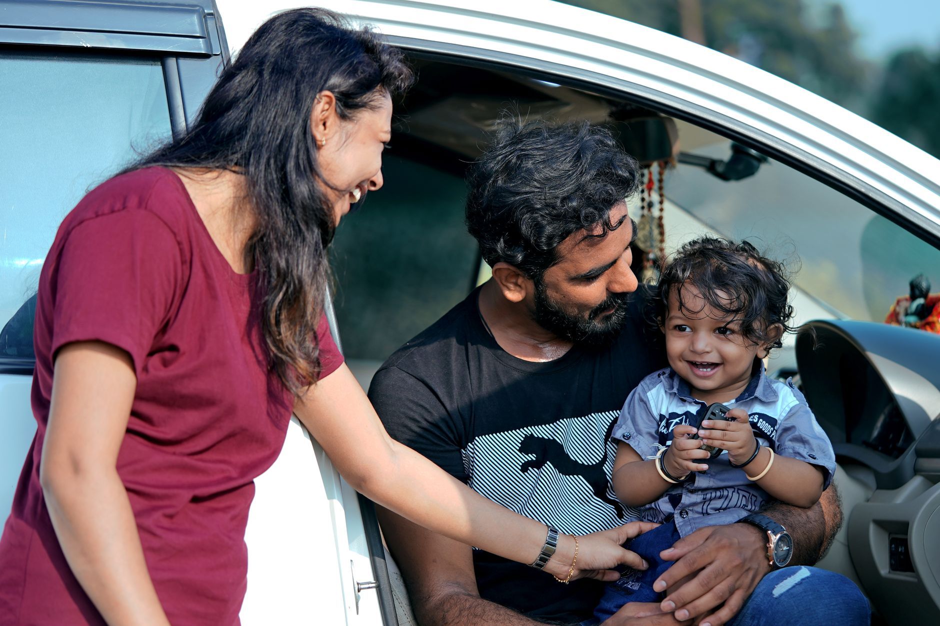 An Indian family together