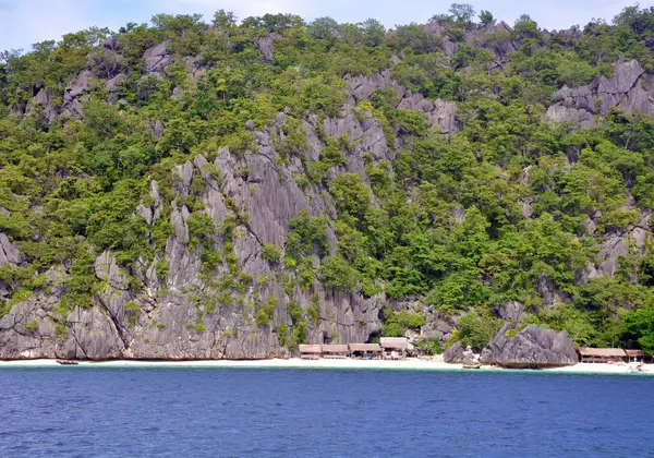 An island and beach in Palawan, Philippines