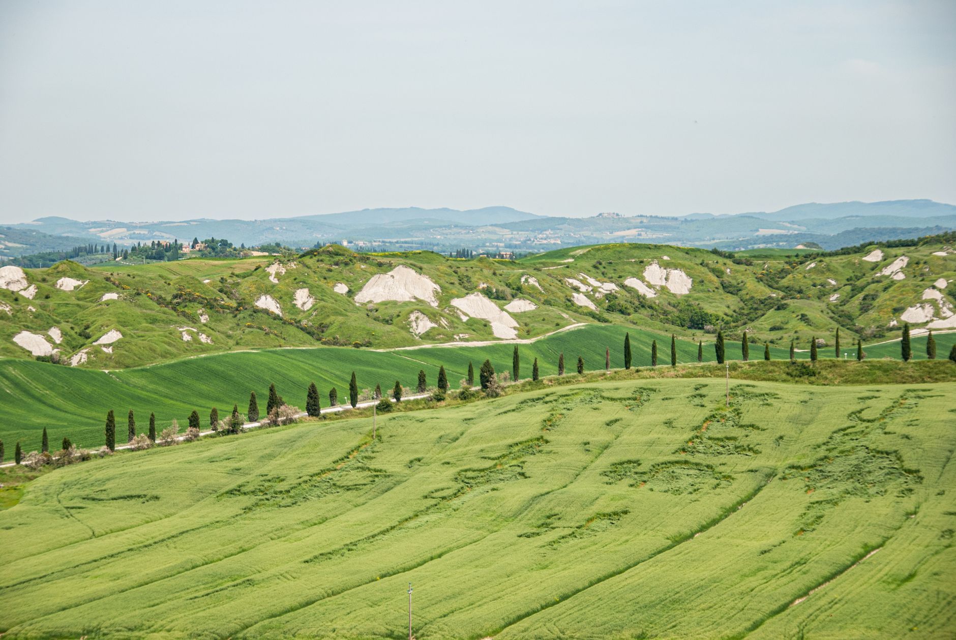 The rolling hills of Tuscany, Italy