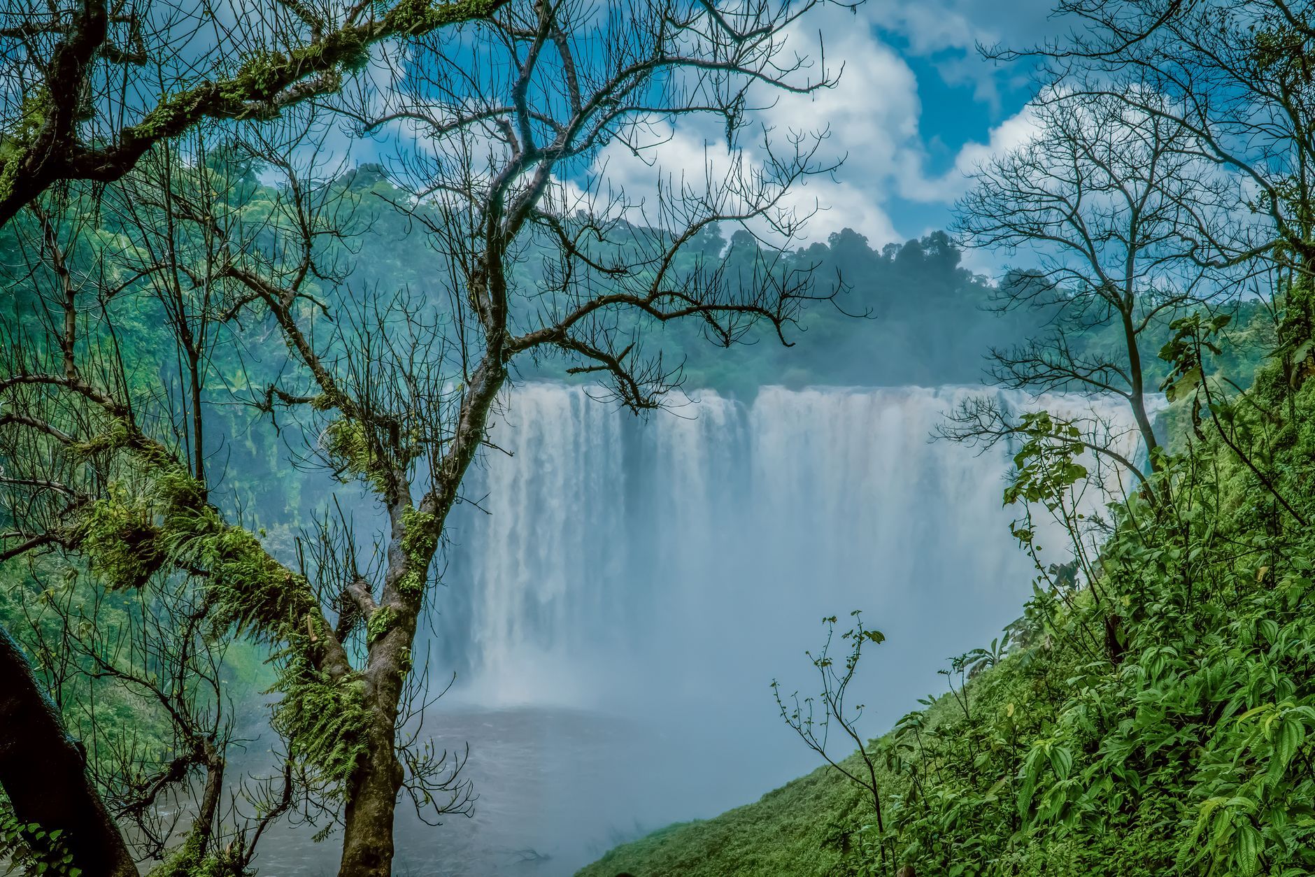 A waterfall in the Ethiopian highlands