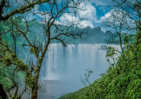 A waterfall in the Ethiopian highlands