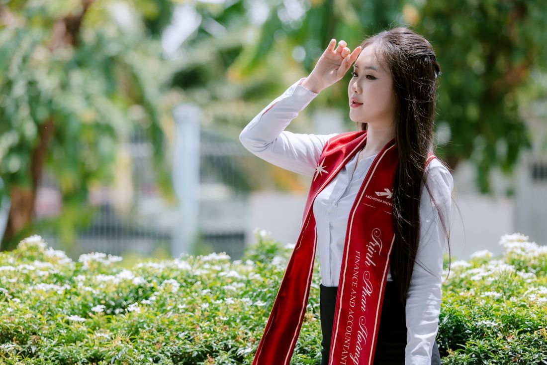 A graduate looking ahead with hope
