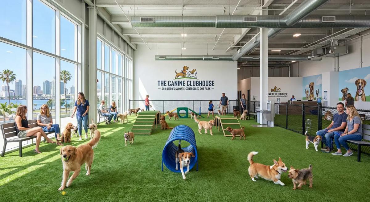 climate control Dog Parks in San Diego