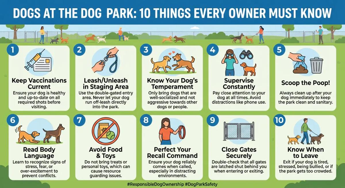 Dogs at the Dog Park: 10 Things Every Owner Must Know