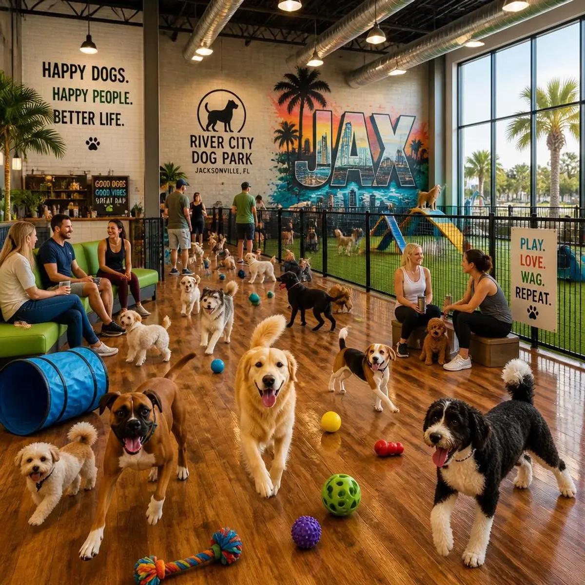 indoor dog park in Jacksonville, Florida
