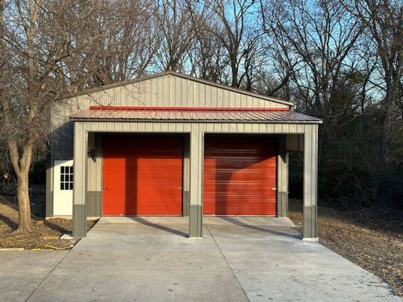 30x30x14 Two Car Garage with 15x24x11 Front Porch